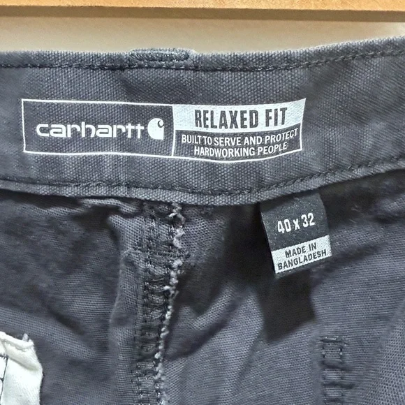 Carhartt Men’s Relaxed Straight Rigby Pants Size 40/32 - Picture 2 of 5